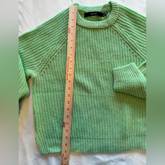 Vero Moda Nordstrom Womens’a Light Green Knit Crew Neck Sweater - Picture 5 of 9